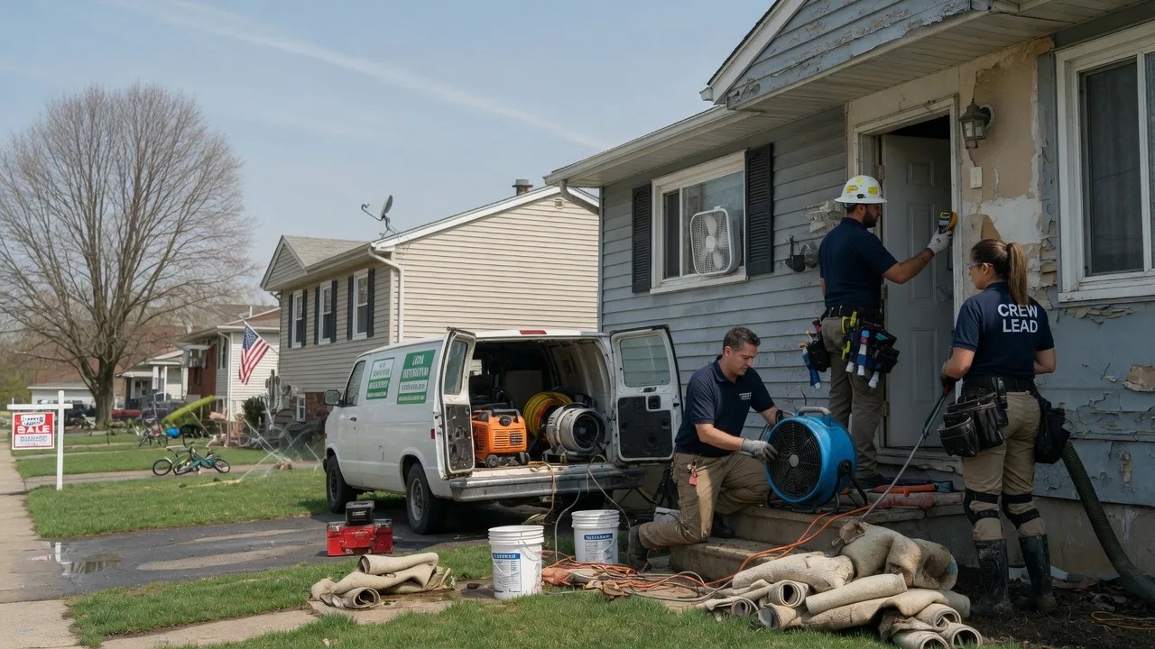 Flood Cleanup in Bradford, OH near me