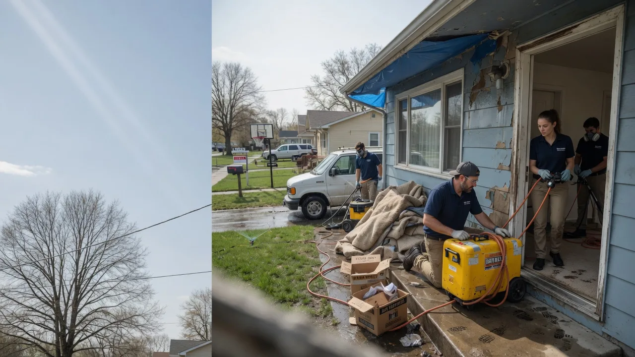 Basement Flood Cleanup in Bradford, OH near me